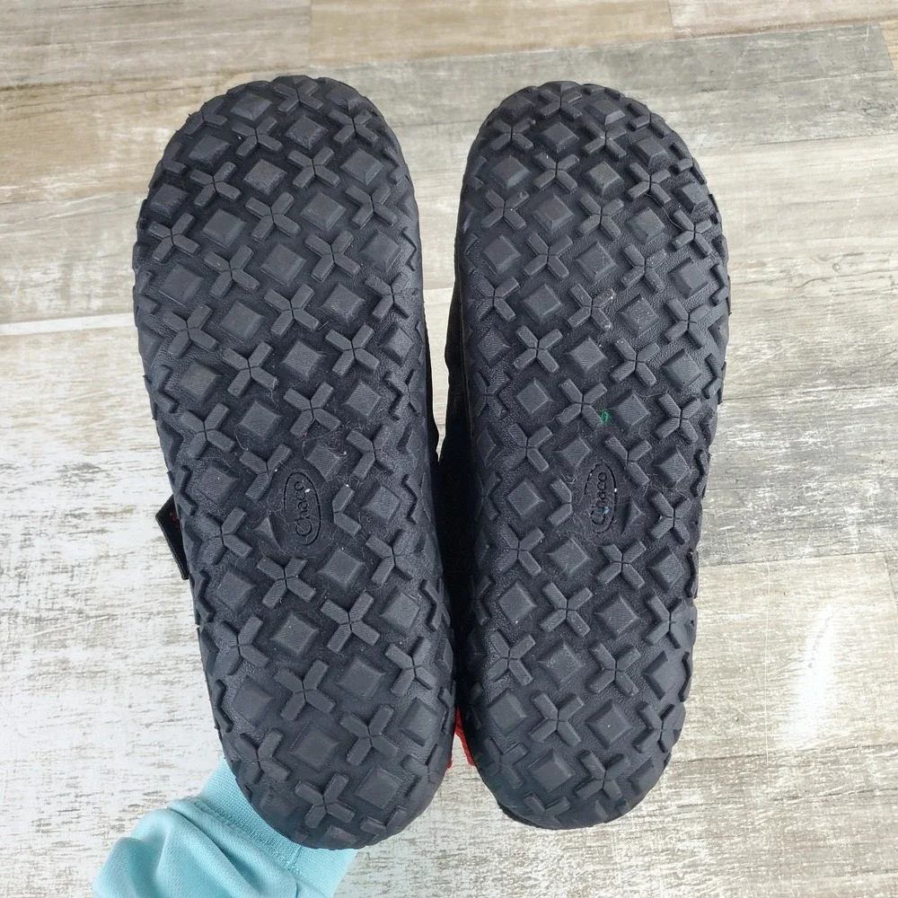 Chaco Ramble Puff Mens Clogs Sz 9.5 Comfort Black Quilted Round Toe Slip On